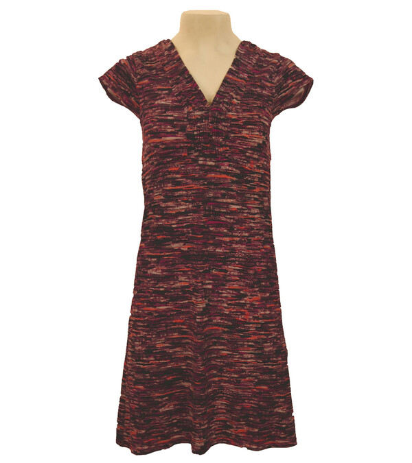 Bild 1 von s.Oliver Mini-Kleid elastisches Damen Sommer-Kleid mit grafischem Muster Bunt