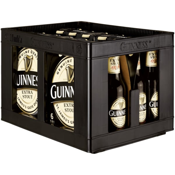 Bild 1 von Guinness Extra Stout 4x6x0,33l