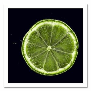 Leinwandbild Green Lemon Slice 2