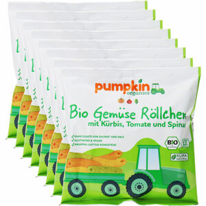 Pumpkin Organics BIO Gemüse Röllchen, 8er Pack