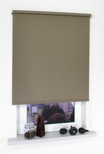 Bella Casa Seitenzugrollo, Kettenzugrollo, 180 x 142 cm, caffee