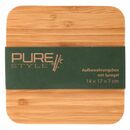 Bild 1 von Pure Style Bambus-Aufbewahrungsbox mit Spiegel (hellgrau)