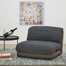 Bild 1 von Schlafsessel MCW-E68, Schlafsofa Funktionssessel Klappsessel Relaxsessel, Stoff/Textil ~ khaki/dunkelgrau