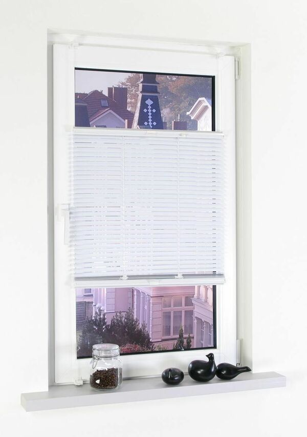 Bild 1 von Bella Casa, Klemmfix Jalousie verspannt aus Aluminium, 60 x 130 cm (Breite x Höhe), weiß