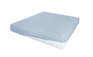 Jersey-Elastan Boxspringlaken blau Baumwollmischgewebe Maße (cm): B: 190 H: 28 T: 28 Bettwaren