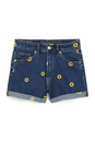 Bild 1 von C&A CLOCKHOUSE-Jeans-Shorts-geblümt, Blau, Größe: 44