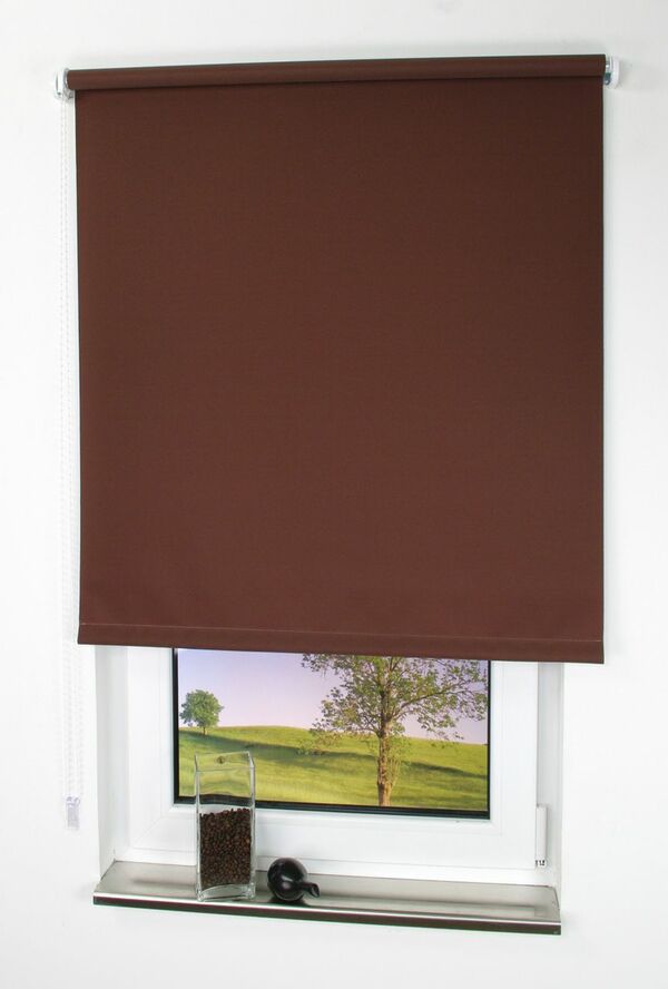 Bild 1 von Bella Casa Seitenzugrollo, Kettenzugrollo, 180 x 122 cm, cappuccino