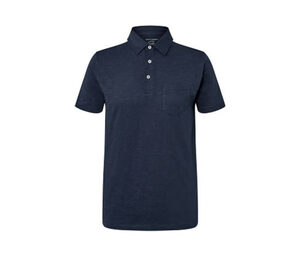 Jersey-Poloshirt, navy