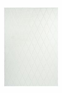 megusta 3D-Hochflorteppich Weiß 80cm x 150cm