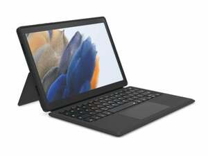 Samsung Tab A8 Schwarz Tablet-Tastatur mit Bookcover