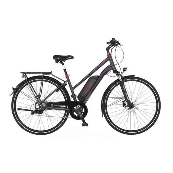 Bild 1 von FISCHER Trekking E-Bike Viator 1.0 - anthrazit, RH 44 cm, 28 Zoll, 418 Wh