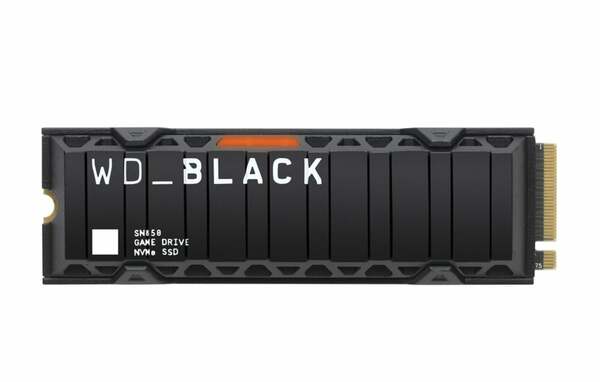 Bild 1 von BLACK SN850 NVMe SSD 1 TB mit Kühlkörper Interne SSD-Festplatte
