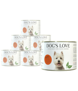 DOG'S LOVE Nassfutter für Hunde Adult, 6 x 200g