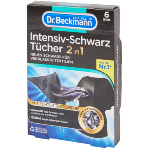 Dr. Beckmann Intensiv-Schwarz-T&uuml;cher 2in1