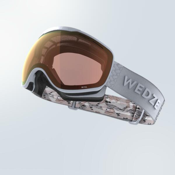 Bild 1 von Skibrille Snowboardbrille Erwachsene/Kinder Allwetter photochrom - G 900 PH weiss