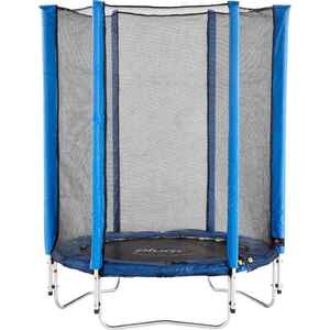 Plum Trampolin Junior mit Sicherheitsnetz blau 4,5ft