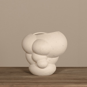 Keramikvase Bubble Sand Klein