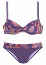 Bild 1 von Vivance Bügel-Bikini mit lilafarbenem Paisleyprint