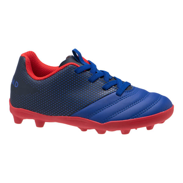 Bild 1 von Kinder Rugby Schuhe Skill 100 FG gegossene Sohle trockener Untergrund blau/rot