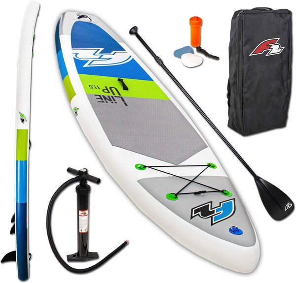 Bild 1 von F2 Inflatable SUP-Board F2 Line Up SMO blue mit Alupaddel, (Set, 5 tlg), Stand Up Paddling