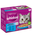 Bild 1 von Whiskas® Nassfutter für Katzen Multipack 1+ Fisch in Gelee, Adult, 24 x 85 g