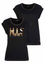 Bild 1 von H.I.S T-Shirt mit glänzenden Druck (2er-Pack)