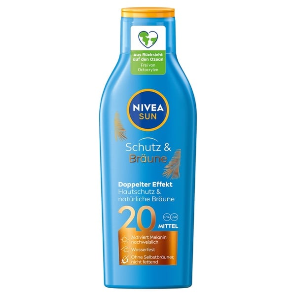 Bild 1 von NIVEA SUN Sonnenlotion Schutz & Bräune LSF 20 200 ml