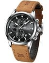 Bild 1 von MEGALITH Herrenuhr Chronographen Armbanduhr Herren Wasserdicht Analog Uhr Herren Elegant Business Designer Uhren fur Männer Lässig Klassisch Datum Leuchtend Geschenke für Männer