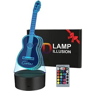 Linkax 3D Kinder Nachtlicht Fußball Optische Täuschung Lampe Schreibtischlampe Tischlampe 16 Farbfernbedienung Fußball Geschenke für Jungs Fussbal Kinder Geschenk