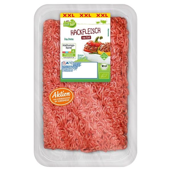 Bild 1 von GUT BIO Bio-Hackfleisch 800 g