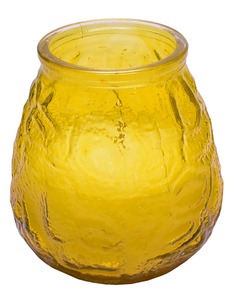METRO Professional Citronella-Kerze, 10 x 10 x 10,5 cm, +/-48 Stunden, gelb