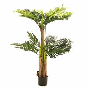 LUMIDA Flora künstliche Palme 9 LEDs, Timer outdoorgeeignet Höhe 150cm