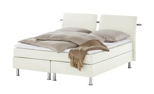 Boxspringbett weiß Maße (cm): B: 212 H: 122 Betten