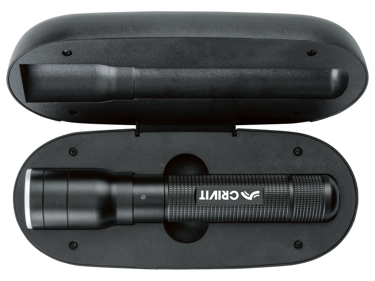 Bild 1 von CRIVIT Akku-LED-Taschenlampe, mit Powerbank Ladestation