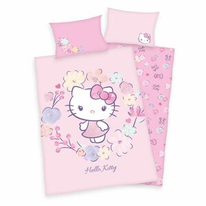 Hello Kitty BIO-Bettwäsche GOTS, Größe: 100 x 135 cm