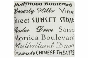 MyFlair Hollywood Kissen "Hollywood Boulevard"