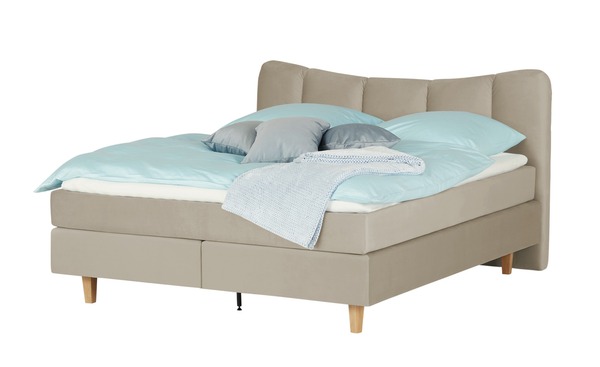 Bild 1 von SKAGEN BEDS Boxspringbett  Dalur beige Maße (cm): B: 200 H: 110 Betten