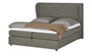 Bild 1 von smart Boxspringbett  Queen braun Maße (cm): B: 176 H: 133 T: 212 Betten