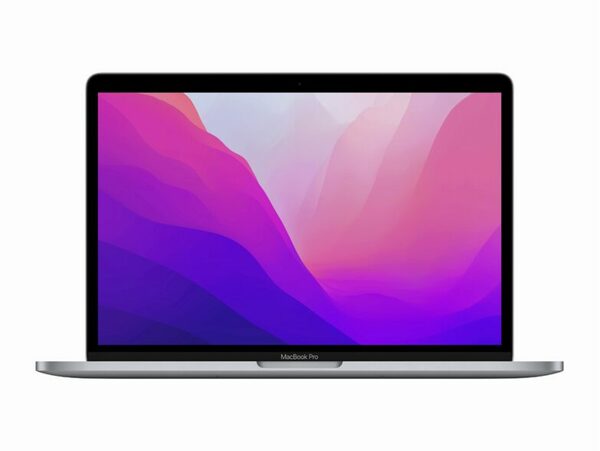 Bild 1 von Apple MacBook Pro 13" (2022), M2 8-Core CPU, 256 GB SSD, 16 GB RAM, space grau