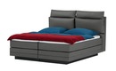 Bild 1 von SKAGEN BEDS Motor-Boxspringbett  Hardego grau Maße (cm): B: 180 H: 118 Betten