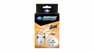 Donic-Schildkröt - Tischtennisball Jade, Poly 40+ Qualität, 6 Stk. im Blister, weiß