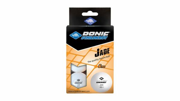 Bild 1 von Donic-Schildkröt - Tischtennisball Jade, Poly 40+ Qualität, 6 Stk. im Blister, weiß