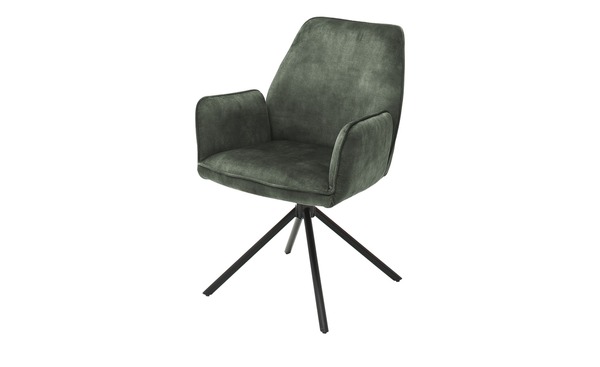 Bild 1 von Primo Polsterstuhl  drehbar Ramina grün Maße (cm): B: 60 H: 89 T: 64 Stühle