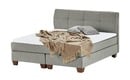 Bild 1 von SKAGEN BEDS Boxspringbett  Vegg grau Maße (cm): B: 205 H: 112,5 Betten