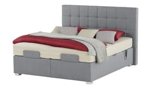 vanDoorn Motor-Boxspringbett mit Bettkasten Ohio grau Maße (cm): B: 192 H: 129 Betten