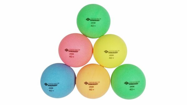 Bild 1 von Donic-Schildkröt - Tischtennisball Colour Popps, 6 farbige Bälle in Poly 40+ Qualität