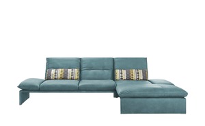 KOINOR Leder-Ecksofa  Humfrey türkis/petrol Maße (cm): B: 314 H: 93 T: 159 Polstermöbel