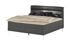 Boxspringbett grau Maße (cm): B: 168 H: 122 Betten