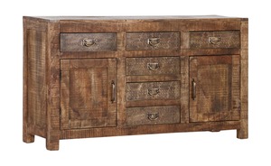 Sideboard holzfarben Maße (cm): B: 140 H: 80 T: 42 Kommoden & Sideboards