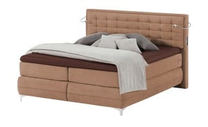 Gallery M Boxspringbett  Dubai braun Maße (cm): B: 217 H: 124 Betten